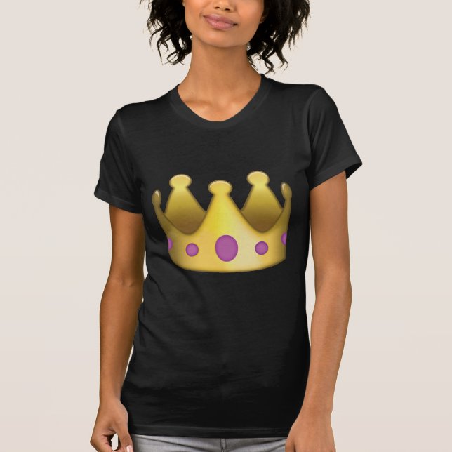 Krone emoji T-Shirt (Vorderseite)