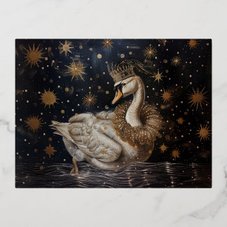 Krone - Fohlen-Postkarten Folie Einladungspostkarte