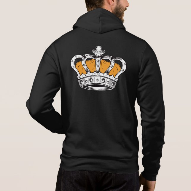 Krone - Gelb Hoodie (Rückseite)
