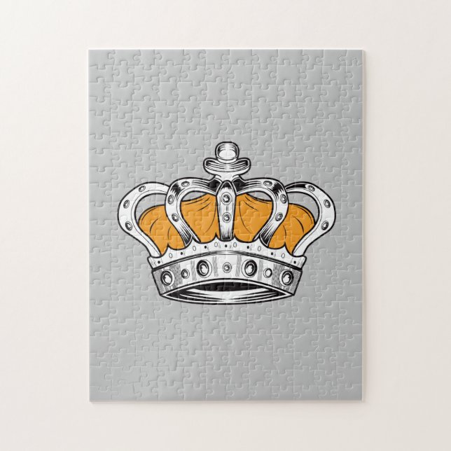 Krone - gelb puzzle (Vertikal)