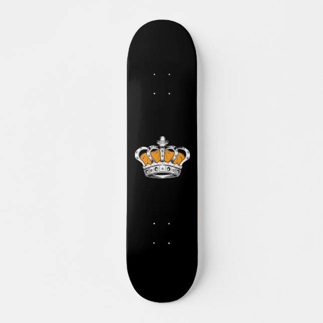 Krone - gelb skateboard (Vorne)