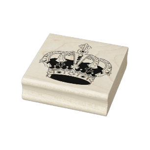 Krone Gummistempel
