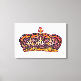 Krone Leinwanddruck
