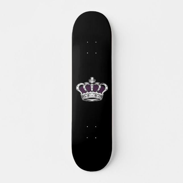 Krone - Lila Skateboard (Vorne)