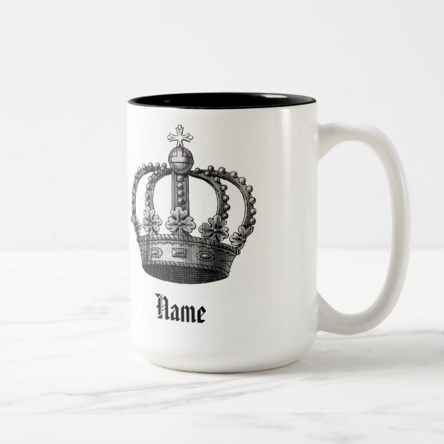 Krone Mugcup Zweifarbige Tasse (Rechts)