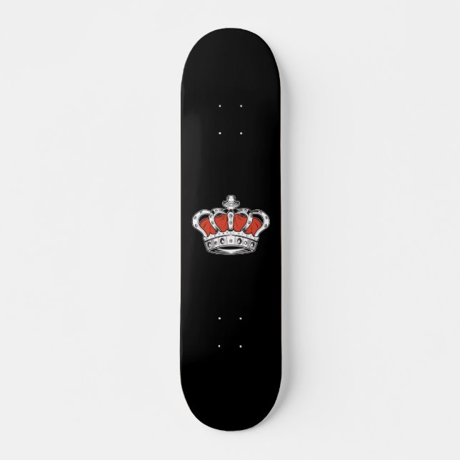 Krone - Orange Skateboard (Vorne)