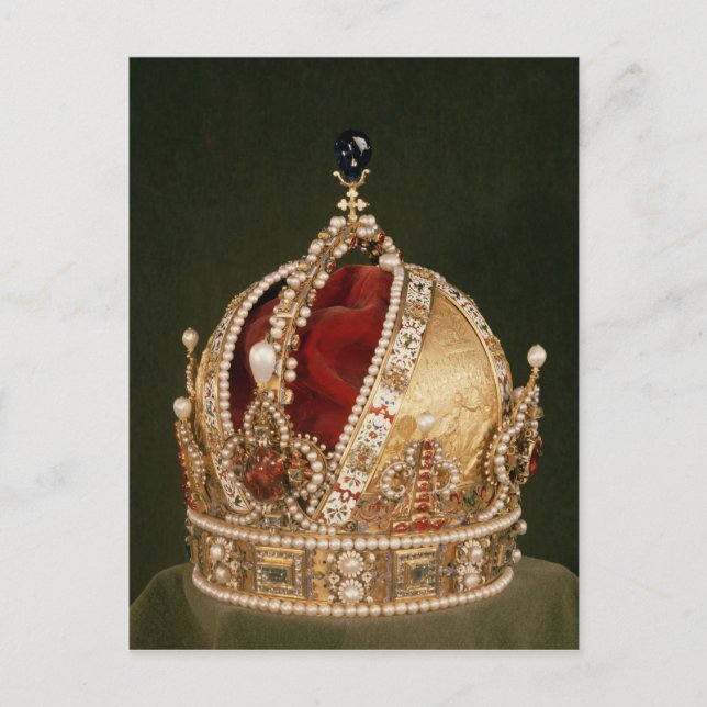 Krone von Rudolph II, c.1576 Postkarte (Vorderseite)