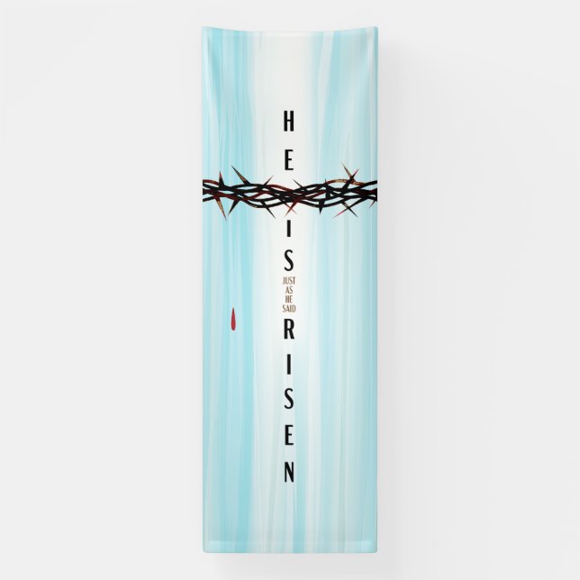 Krone von Thorns Cross Banner (Vertikal)
