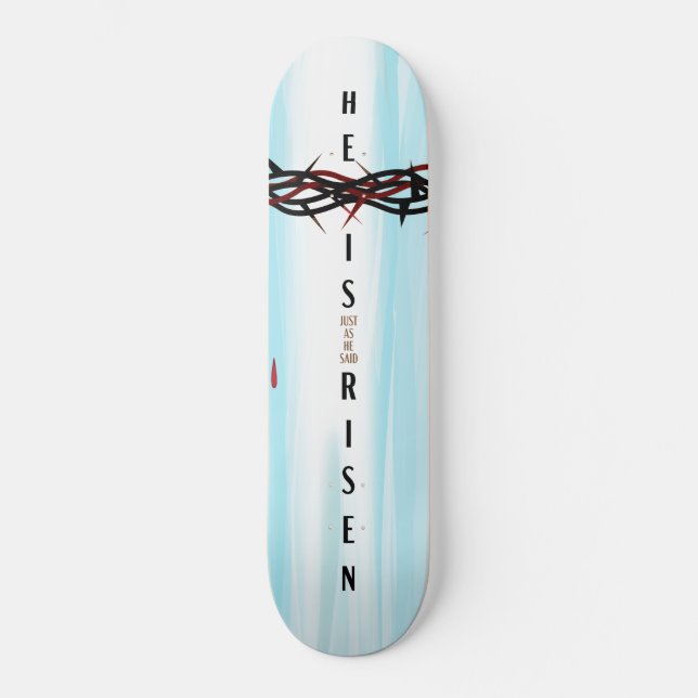 Krone von Thorns Cross Skateboard (Vorderseite)