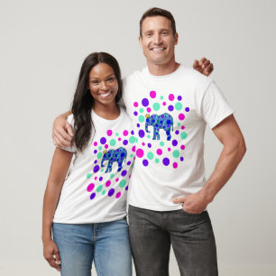 KronElefant mit Polka-Punkten T-Shirt