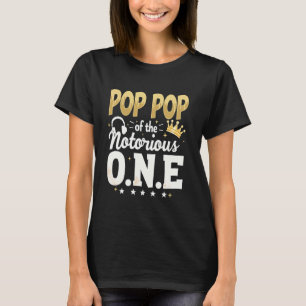 Kronen 1. Geburtstag Opa Pop Pop von berüchtigt au T-Shirt