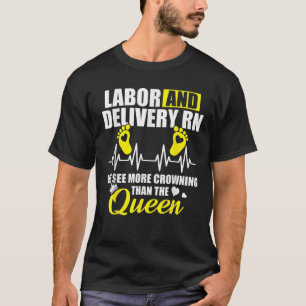 Kronen für Arbeit und Lieferung T-Shirt