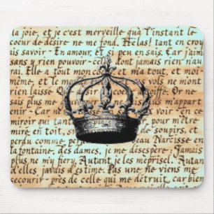 Kronen-Kalligrafie-Mauspad Mousepad