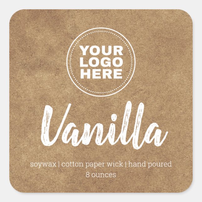 Kronen-Label-Hintergrundaufkleber für benutzerdefi Quadratischer Aufkleber (Vorderseite)