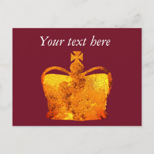 Kronen-Postkarte Postkarte