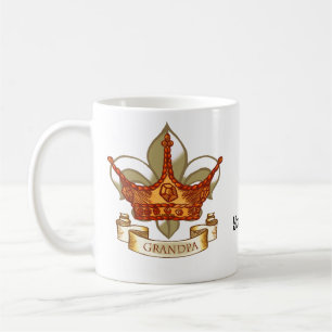 Kronenbanner. King GrandPa Tasse
