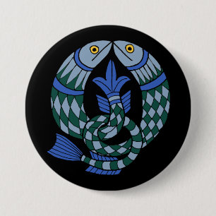 Kronenfisch im Mittelalter Button