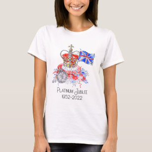 Kronenflagge Platinum Jubilee T-Shirt