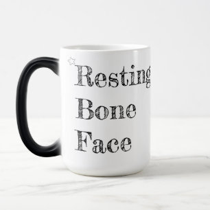 Kronengesicht - Funny Skull-Kaffee Verwandlungstasse