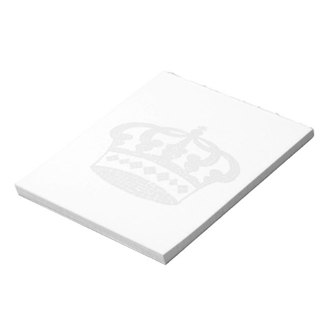 Kronengrafik Notizblock (Rotiert)