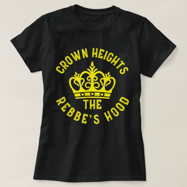 Kronenhöhe Die Rebbe's Hood 770 Chabad Rebbe T-Shirt (Design vorne)