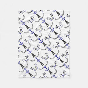 Kronenkrez Fleecedecke