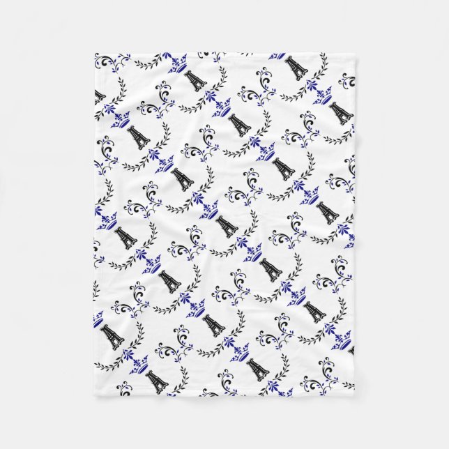 Kronenkrez Fleecedecke (Vorderseite)