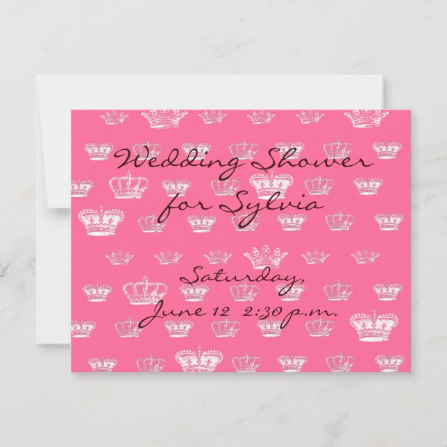 Kronenmuster in Weiß (Vorderseite)