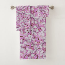 Kronenmuster Nahtloses Muster Badhandtuch Set