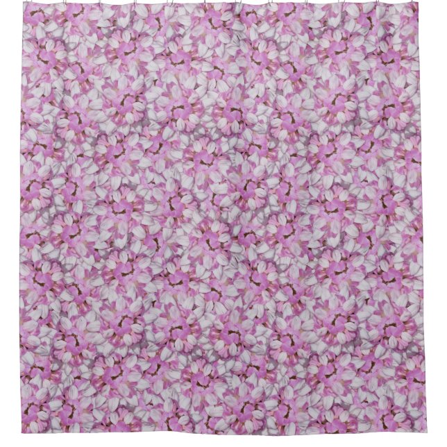 Kronenmuster Nahtloses Muster Duschvorhang (Vorderseite)