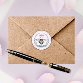 Kronenrübenrundkleber Runder Aufkleber