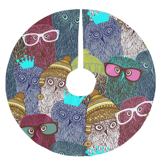 Kronenschale Polyester Weihnachtsbaumdecke (Vorderseite)