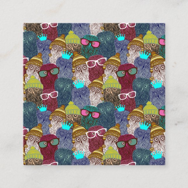 Kronenschale Quadratische Visitenkarte (Vorderseite)