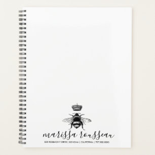 Kronenschrift für das Queen Bee Logo Planer