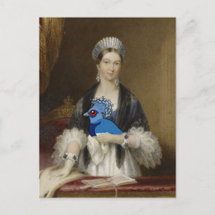 Kronentaube Queen Victoria Postkarte