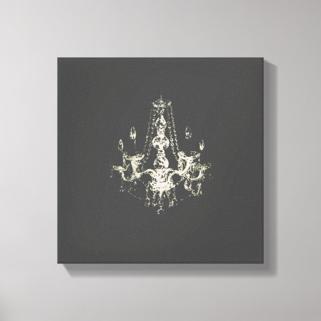 Kronier Elegance - Wrapped Canvas Leinwanddruck (Vorderseite)