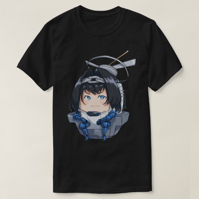 Kronii hololive kronii real face Kronii dakimakura T-Shirt (Design vorne)