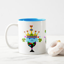 ☘ Kroning Irish King Cat Fabulous Classic Zweifarbige Tasse