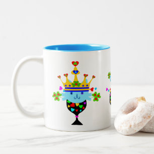 ☘ Kroning Irish King Cat Fabulous Classic Zweifarbige Tasse