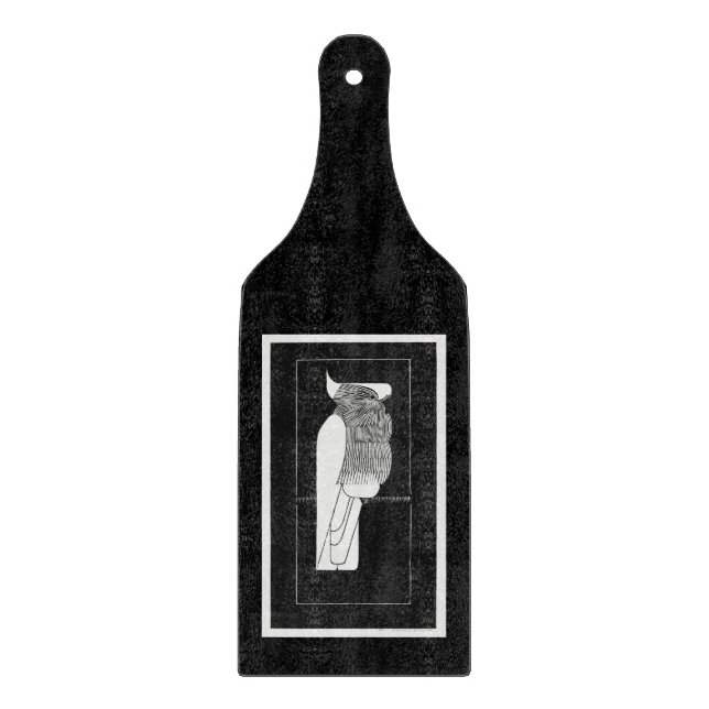 Kronkakadu von Samuel Jessurun de Mesquita Schneidebrett (Vorderseite)