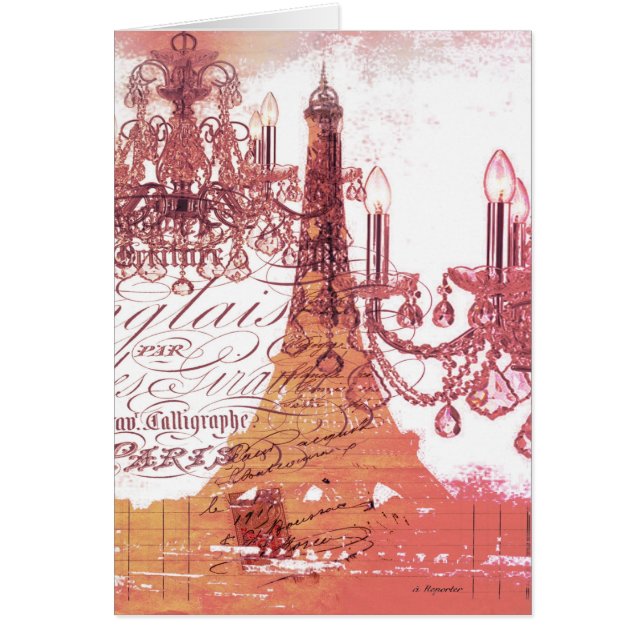 Kronleuchter aus Eiffelturm (Vorne)