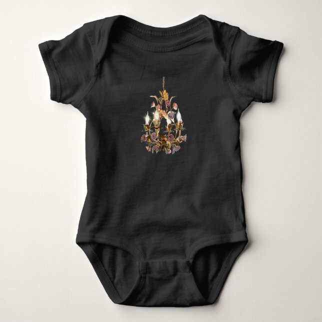 Kronleuchter Baby Strampler (Vorderseite)