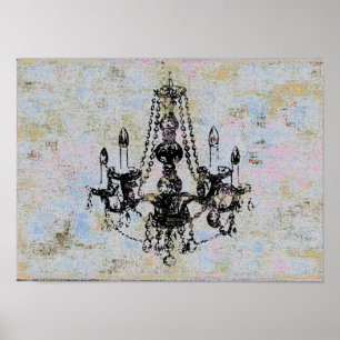 Kronleuchter Elegance ~ Print / Poster