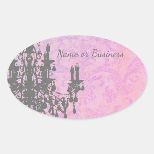 Kronleuchter - FARBE / FORM / GRÖSSE Ovaler Aufkleber