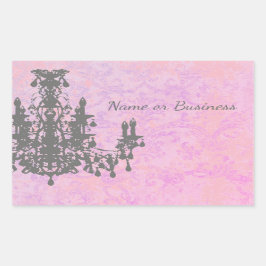 Kronleuchter - FARBE / FORM / GRÖSSE Rechteckiger Aufkleber