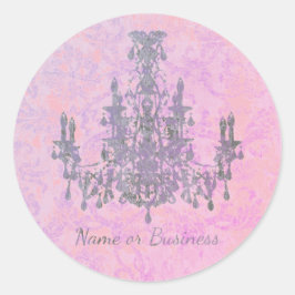 Kronleuchter - FARBE / FORM / GRÖSSE Runder Aufkleber