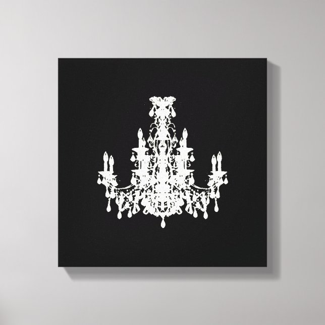 Kronleuchter - FARBE / GRÖSSE / STILOPTIONEN - Leinwanddruck (Vorderseite)