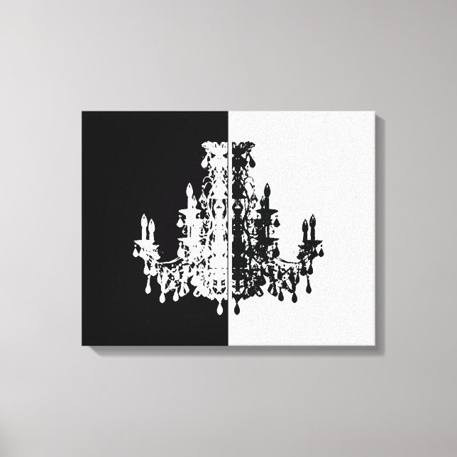Kronleuchter - FARBE / GRÖSSE / STILOPTIONEN - Leinwanddruck (Vorderseite)
