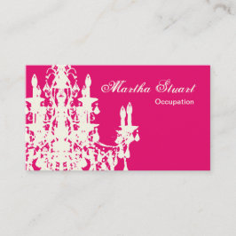 Kronleuchter, Kronleuchter, FARBE & PAPIEROPTIONEN Visitenkarte