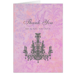 Kronleuchter - Monogramm mit weißem Umschlag /